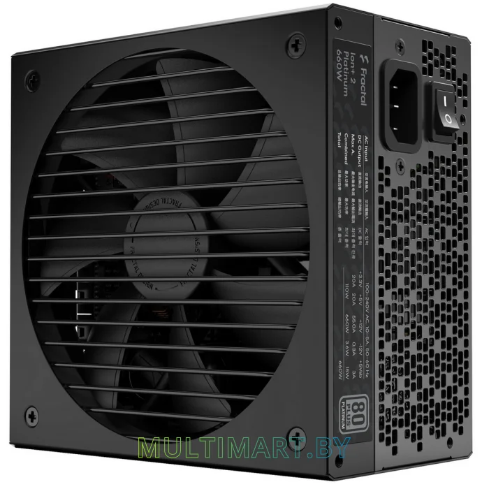 Блок питания Fractal Design Ion+ 2 Platinum 660W (FD-P-IA2P-660)